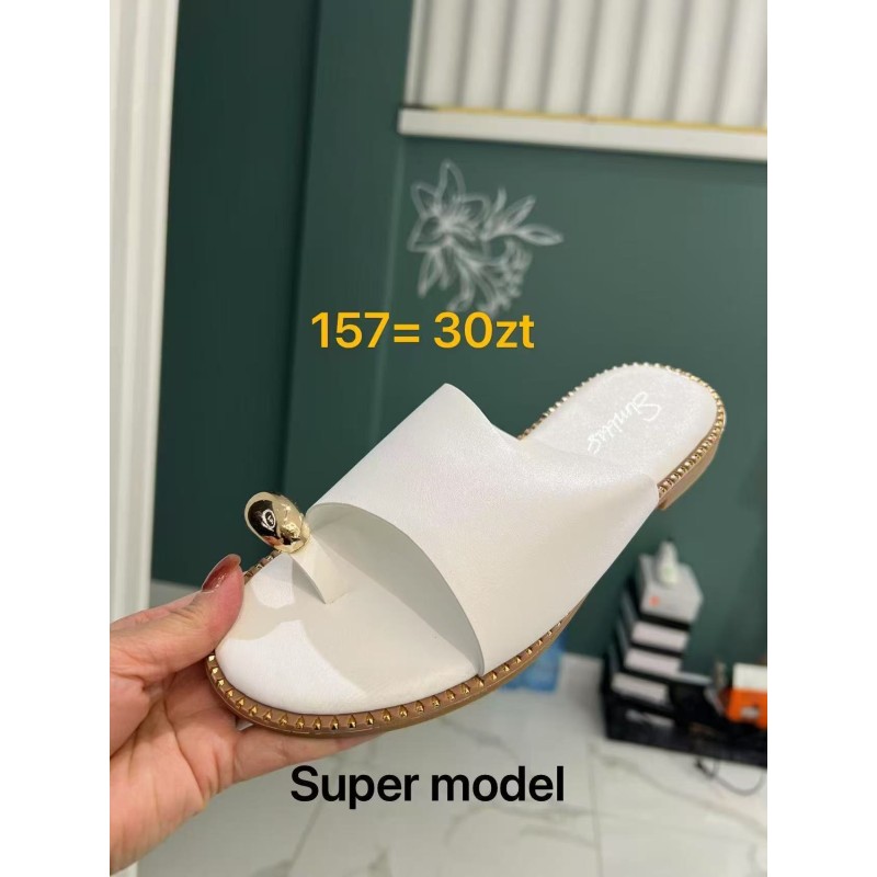 Buty Klapki DAMSKIE (36-41,12 par)Kolor Jak na zdzięciu