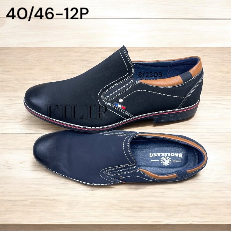Buty Półbuty MĘSKIE (40-46,12 par)Kolor Jak na zdzięciu