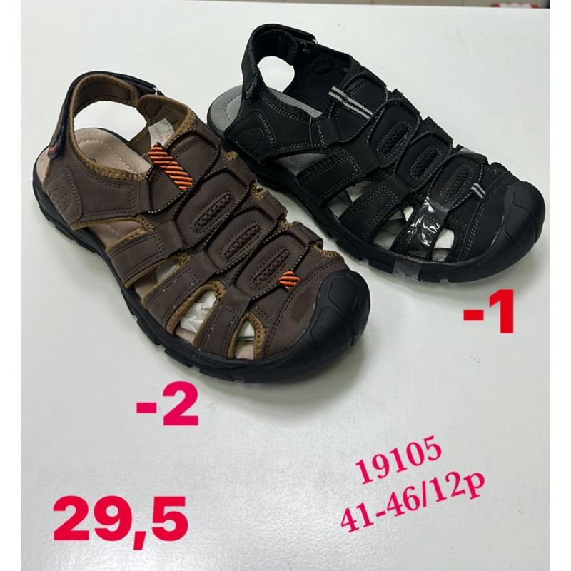 Buty Sandały MĘSKIE (41-46,12 par)Kolor Jak na zdzięciu