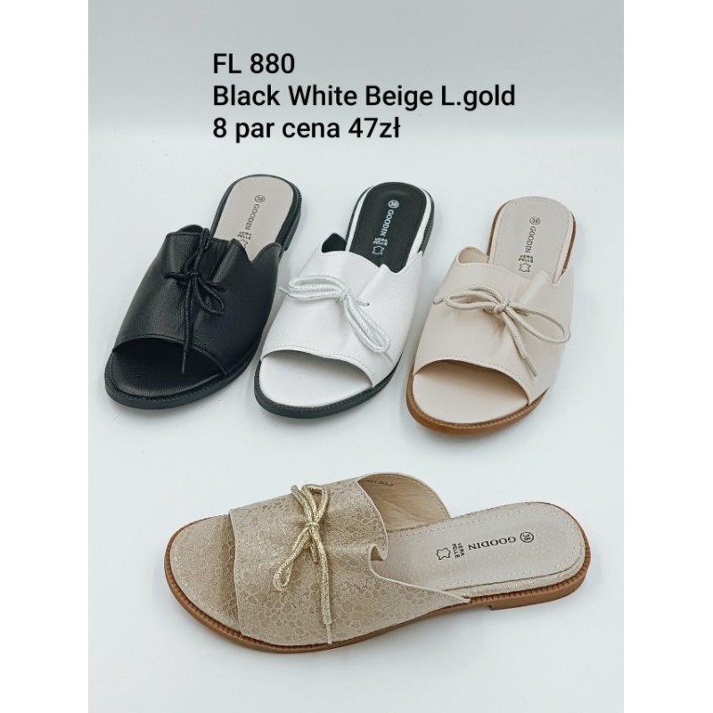 Buty Klapki DAMSKIE (36-41,8 par)Kolor Jak na zdzięciu