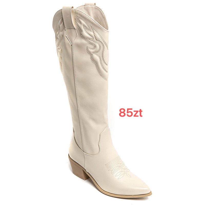 Buty BOTKI DAMSKIE (36-41,12 par)Kolor Jak na zdzięciu