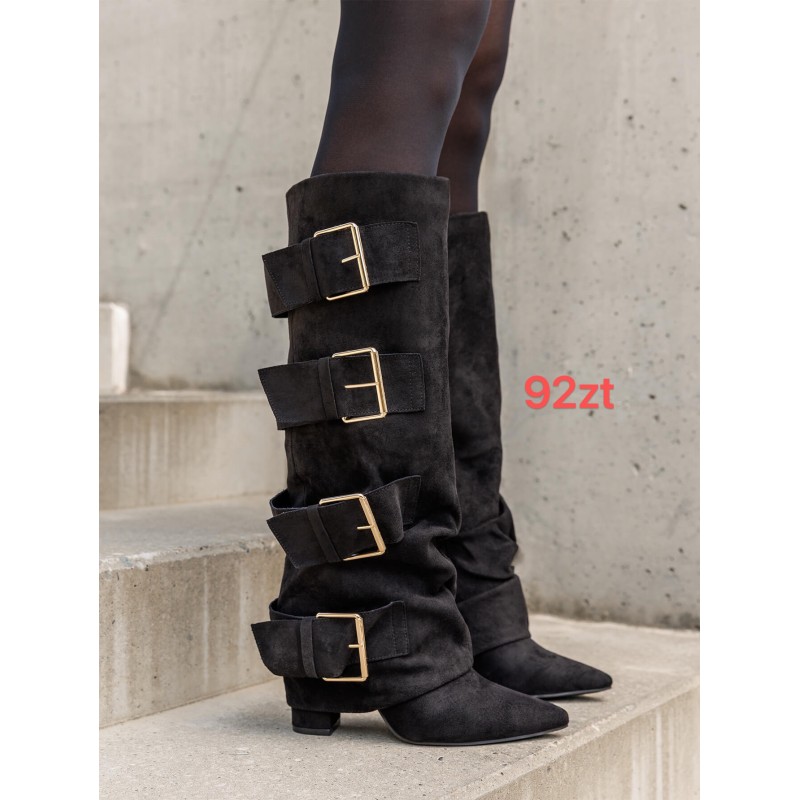 Buty BOTKI DAMSKIE (36-41,12 par)Kolor Jak na zdzięciu