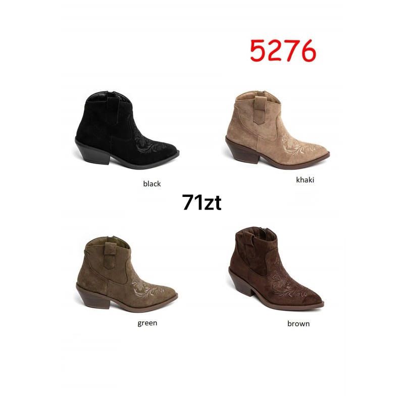 Buty BOTKI DAMSKIE (36-41,12 par)Kolor Jak na zdzięciu