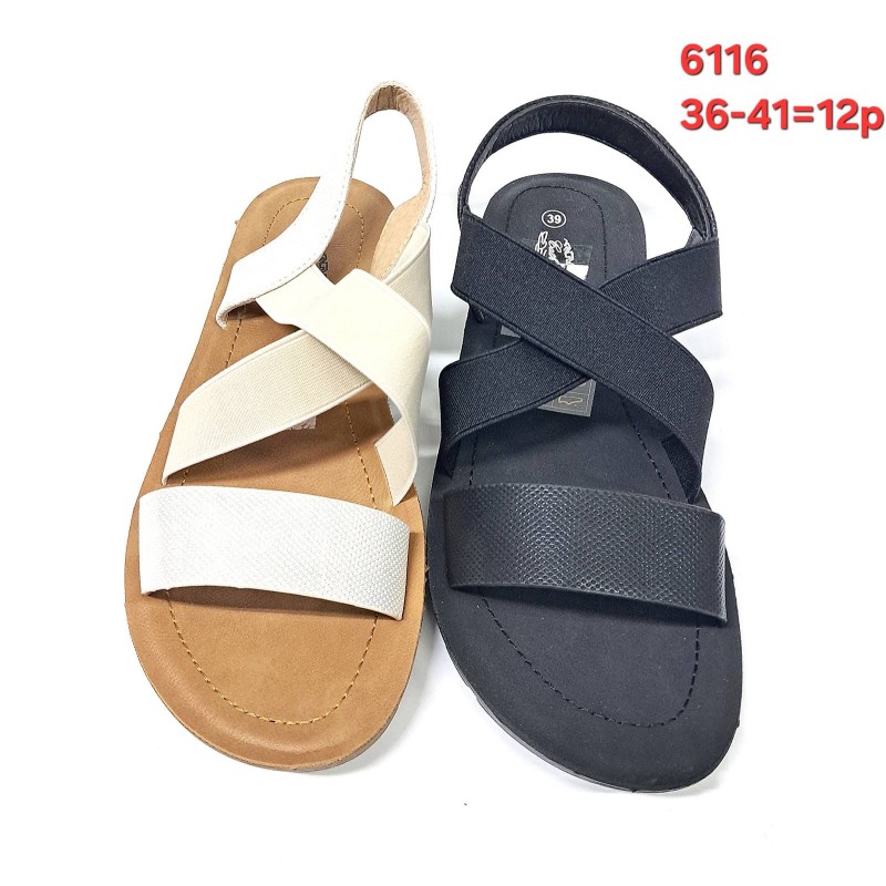 Buty Sandały DAMSKIE (36-41,12 par)Kolor Jak na zdzięciu