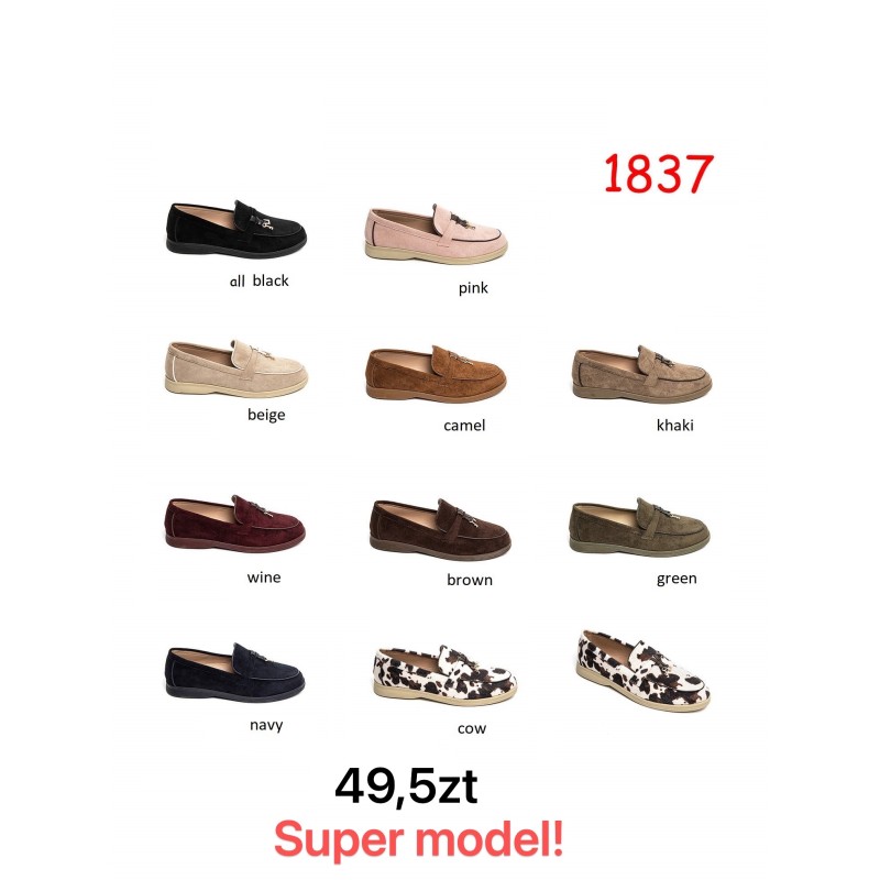 Buty Półbuty DAMSKIE (36-41,12 par)Kolor Jak na zdzięciu