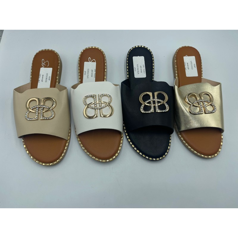 Buty Klapki DAMSKIE (36-41,12 par)Kolor Jak na zdzięciu
