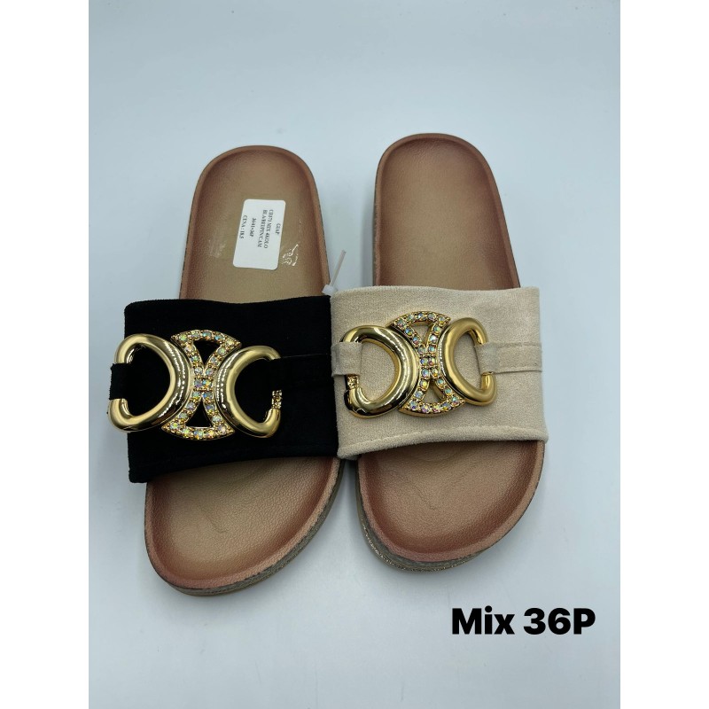 Buty Klapki DAMSKIE (36-41,36 par)Kolor Jak na zdzięciu