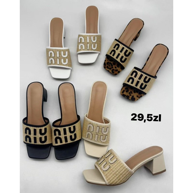 Buty Klapki DAMSKIE (36-41,12 par)Kolor Jak na zdzięciu