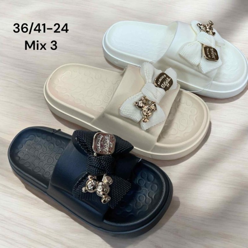 Buty Klapki DAMSKIE (36-41,24par)Kolor Jak na zdzięciu
