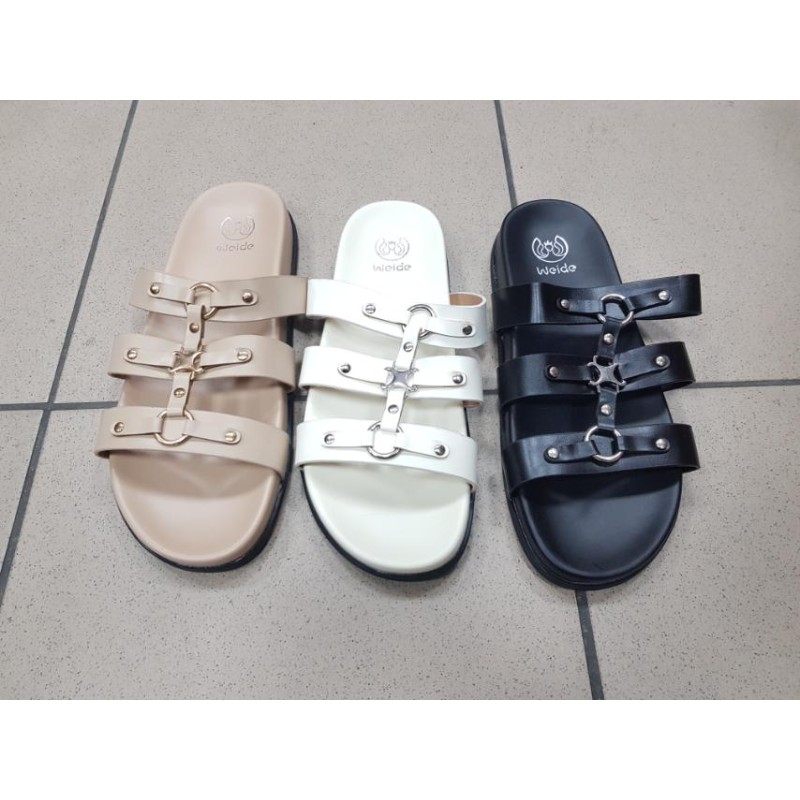 Buty Klapki DAMSKIE (36-41,12par)Kolor Jak na zdzięciu
