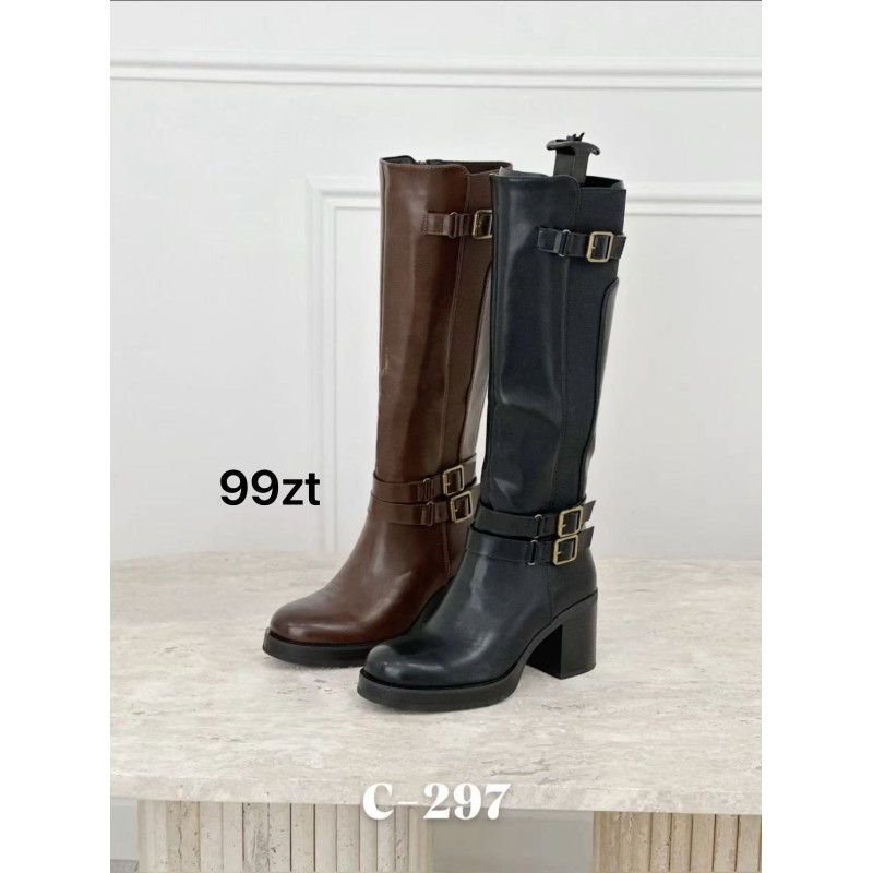 Buty Botki DAMSKIE (36-41,12par)Kolor Jak na zdzięciu