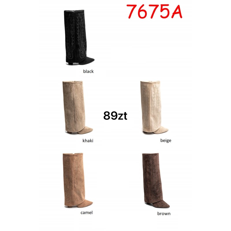 Buty Botki DAMSKIE (36-41,12par)Kolor Jak na zdzięciu