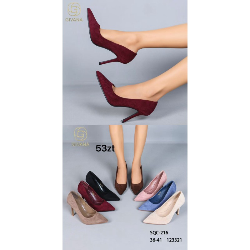 Buty Czołenka DAMSKIE (36-41,12par)Kolor Jak na zdzięciu