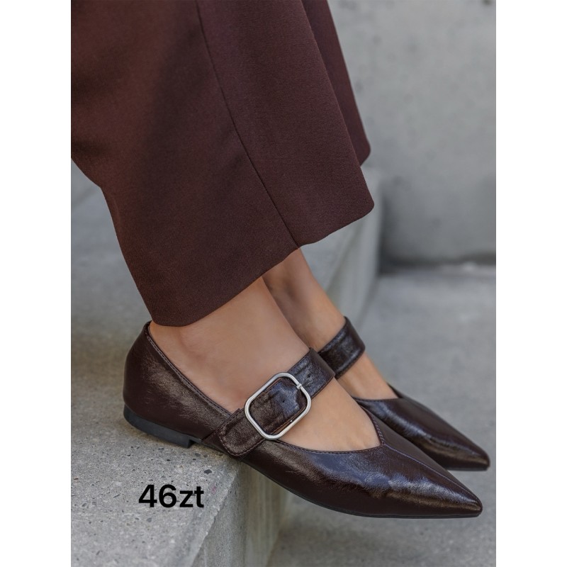 Buty Baleriny DAMSKIE (36-41,12par)Kolor Jak na zdzięciu