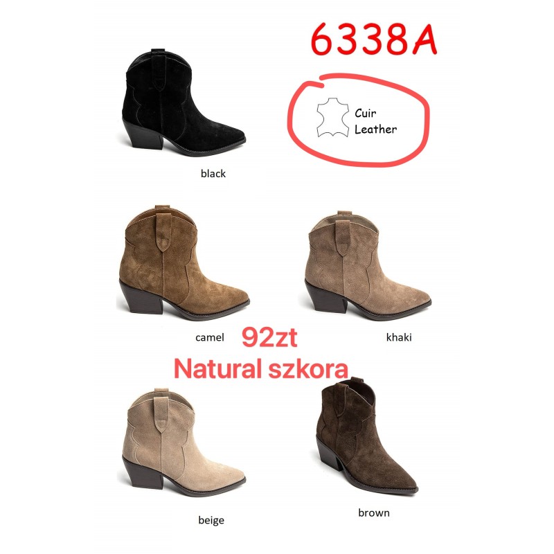 Buty Botki DAMSKIE (36-41,12par)Kolor Jak na zdzięciu