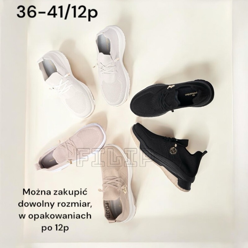 Buty Sportowe DAMSKIE (36-41,12par)Kolor Jak na zdzięciu