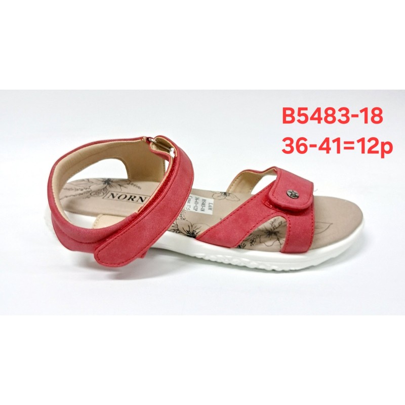 Buty Sandały Damskie (36-41,12par)Kolor Jak na zdzięciu