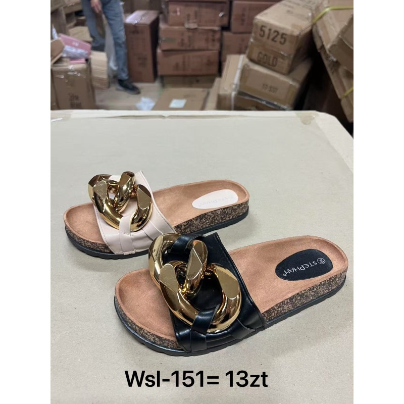 Buty Klapki DAMSKIE (36-41,12par)Kolor Jak na zdzięciu