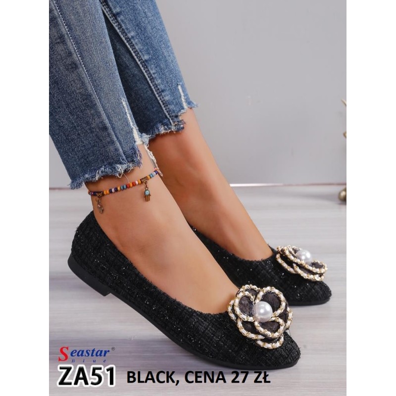 Buty Baleriny DAMSKIE (36-41,12par)Kolor Jak na zdzięciu