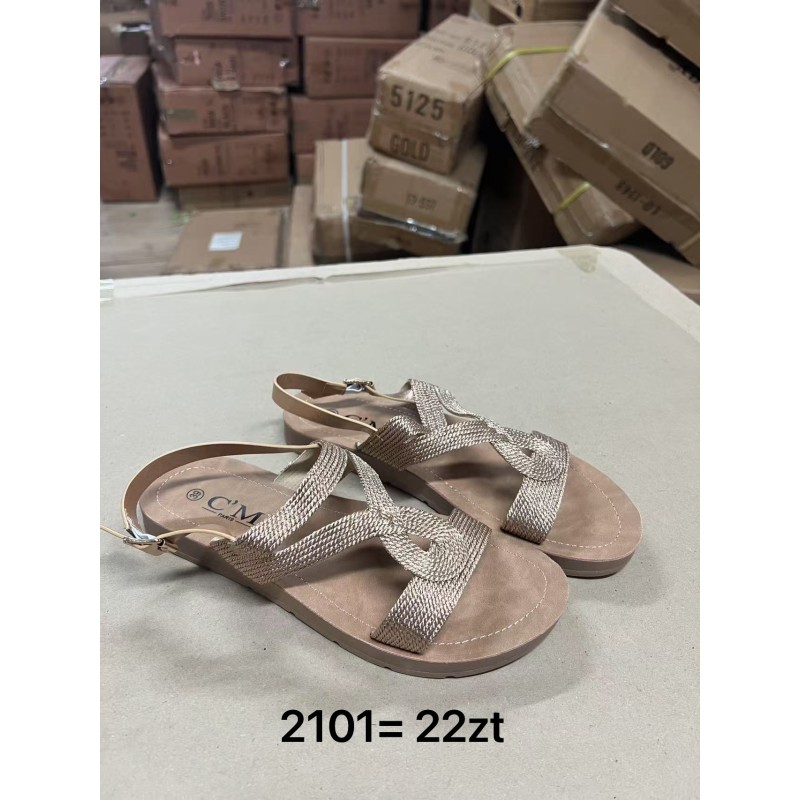 Buty Sandały DAMSKIE (36-41,12par)Kolor Jak na zdzięciu