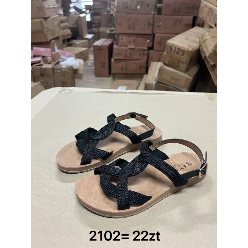 Buty Sandały DAMSKIE (36-41,12par)Kolor Jak na zdzięciu