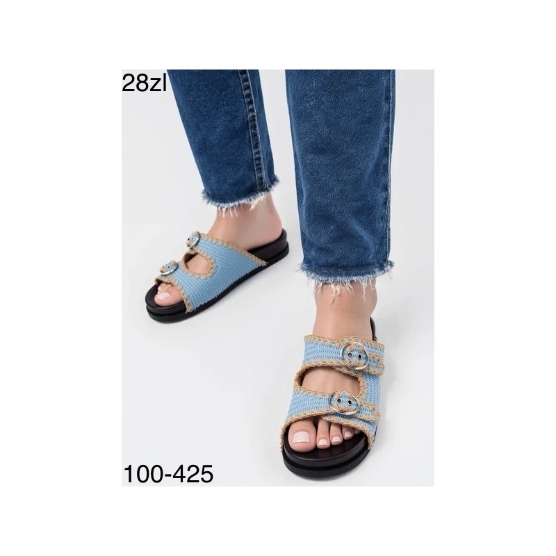Buty Klapki DAMSKIE (36-41,12par)Kolor Jak na zdzięciu
