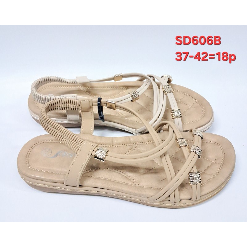 Buty Sandały DAMSKIE (37-42,12par)Kolor Jak na zdzięciu