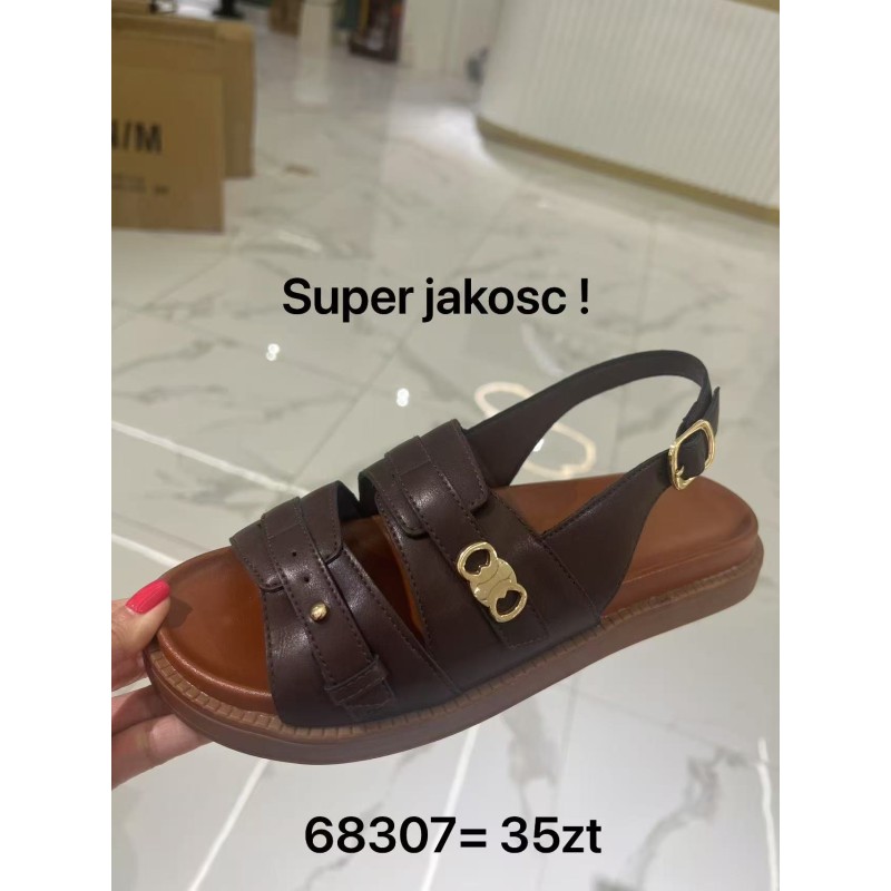 Buty Sandały DAMSKIE(36-41,12par)Kolor Jak na zdzięciu