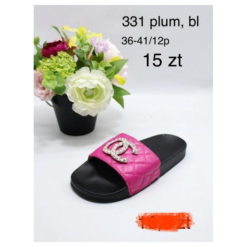 Buty Klapki DAMSKIE(36-41,12par)Kolor Jak na zdzięciu