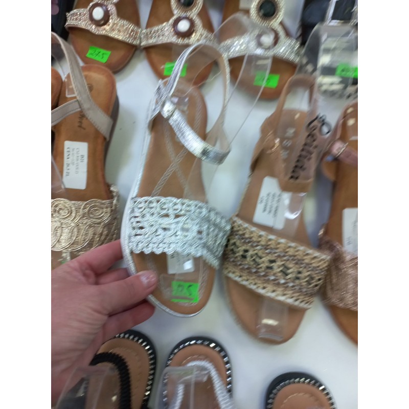 Buty Sandały DAMSKIE(36-41,12par)Kolor Jak na zdzięciu