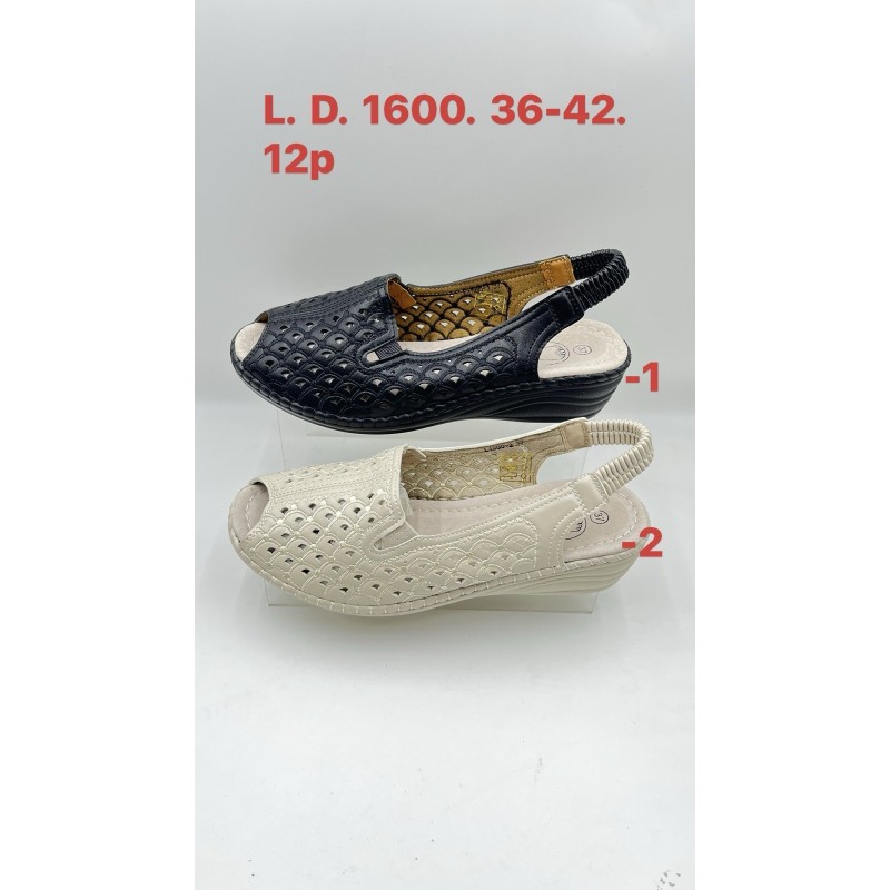Buty Sandały DAMSKIE(36-42,12par)Kolor Jak na zdzięciu