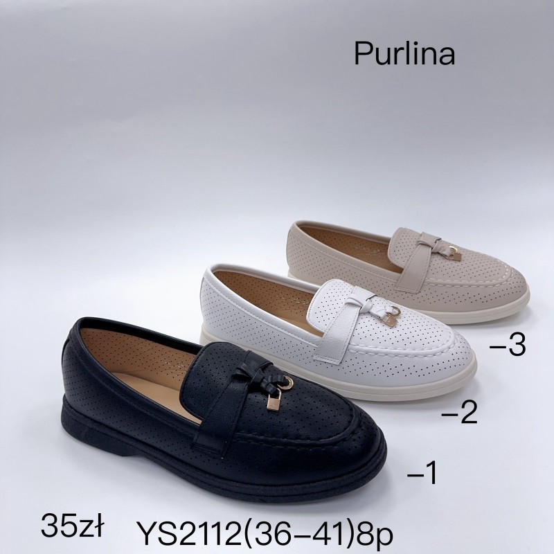 Buty Półbuty DAMSKIE(36-41,12par)Kolor Jak na zdzięciu