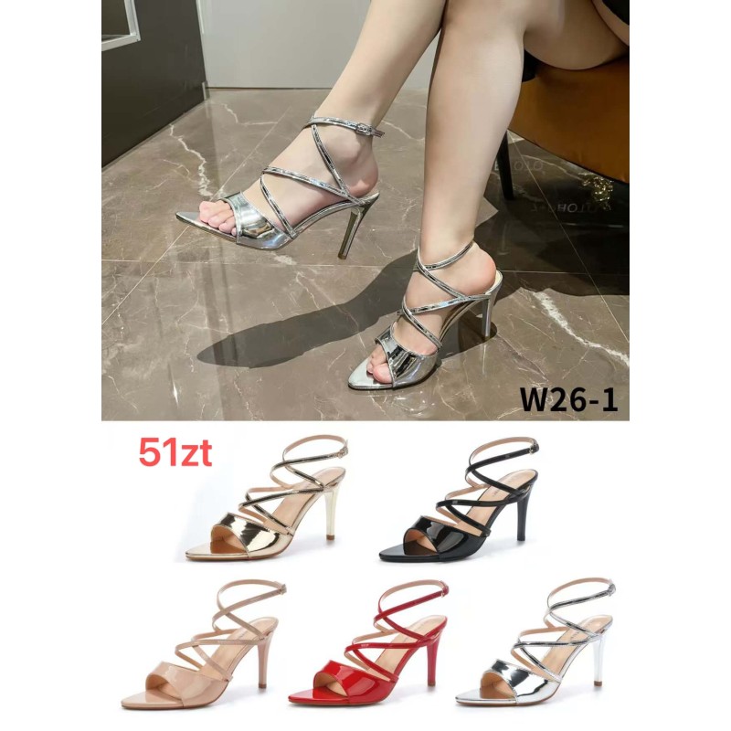 Buty Sandały DAMSKIE(36-41,12par)Kolor Jak na zdzięciu