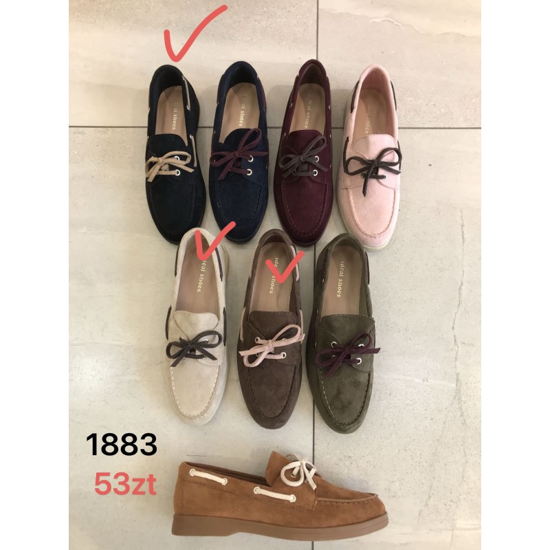 Buty Półbuty DAMSKIE(36-41,12par)Kolor Jak na zdzięciu