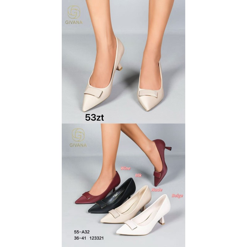 Buty Czołenka DAMSKIE(36-41,12par)Kolor Jak na zdzięciu