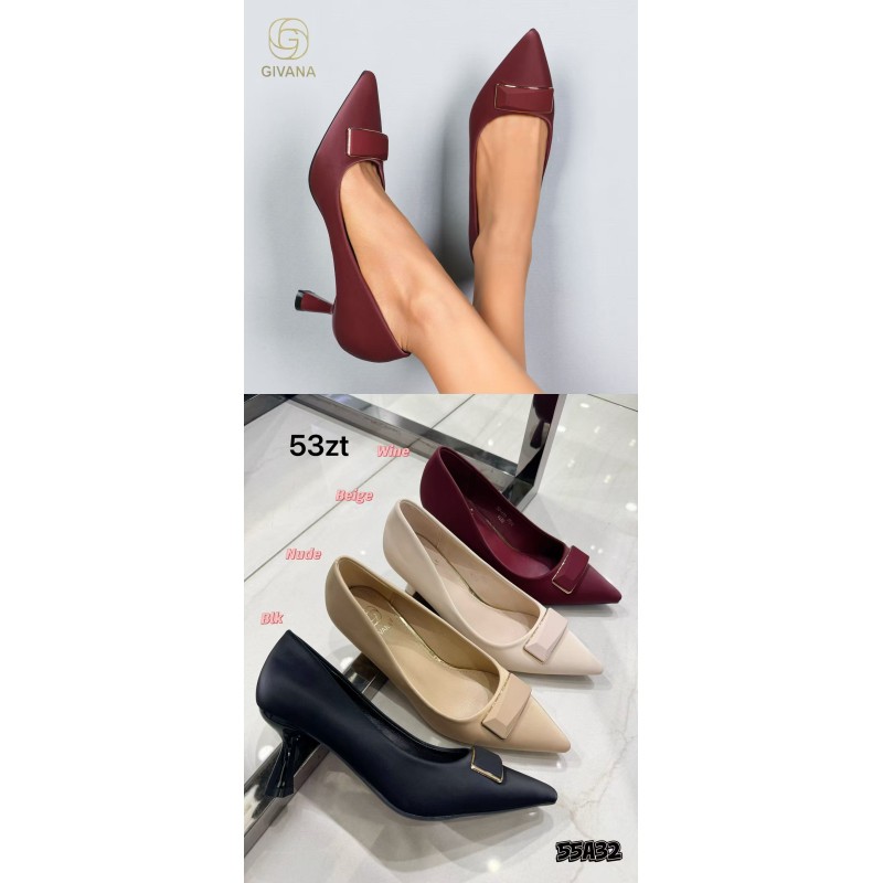 Buty Czołenka DAMSKIE(36-41,12par)Kolor Jak na zdzięciu