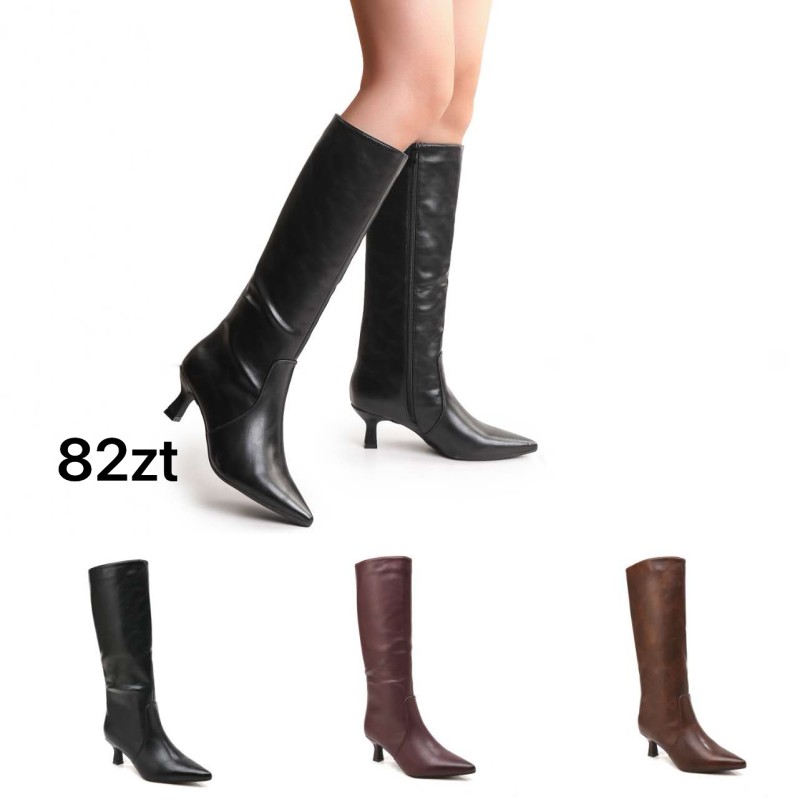 Buty Botki DAMSKIE(36-41,12par)Kolor Jak na zdzięciu