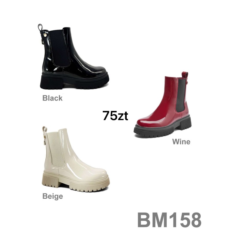 Buty Botki DAMSKIE(36-41,12par)Kolor Jak na zdzięciu