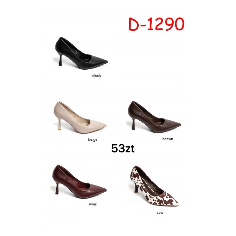 Buty Czołenka DAMSKIE(36-41,12par)Kolor Jak na zdzięciu
