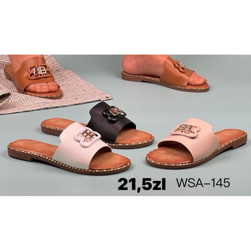 Buty Klapki DAMSKIE (40-45,12par)Kolor Jak na zdzięciu