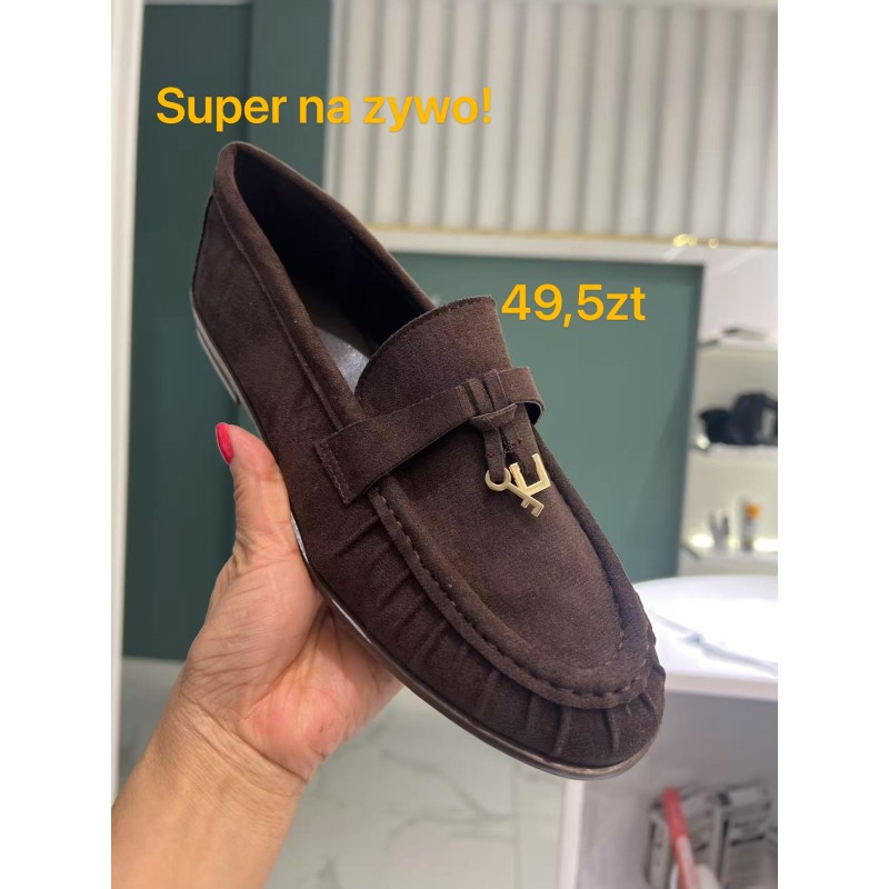Buty Półbuty DAMSKIE (36-41,12par)Kolor Jak na zdzięciu