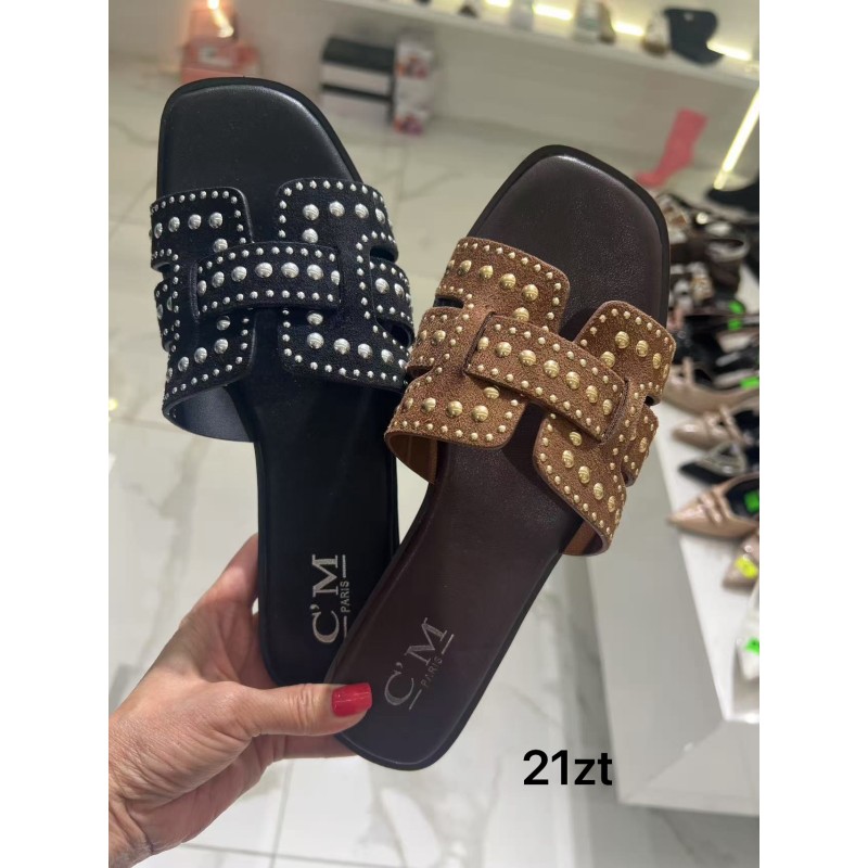Buty Klapki DAMSKIE (36-41,12par)Kolor Jak na zdzięciu