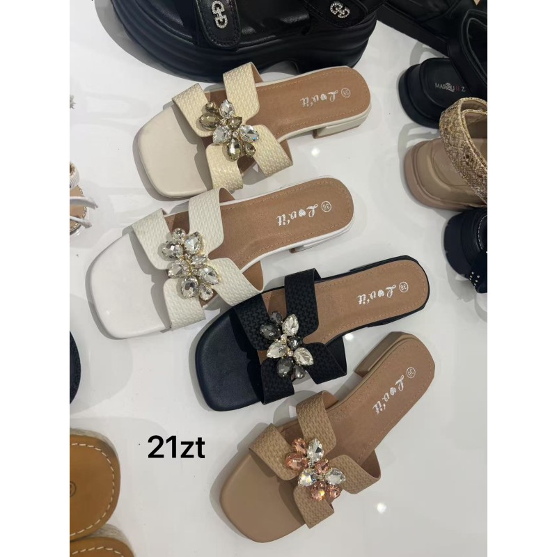 Buty Klapki DAMSKIE (36-41,12par)Kolor Jak na zdzięciu