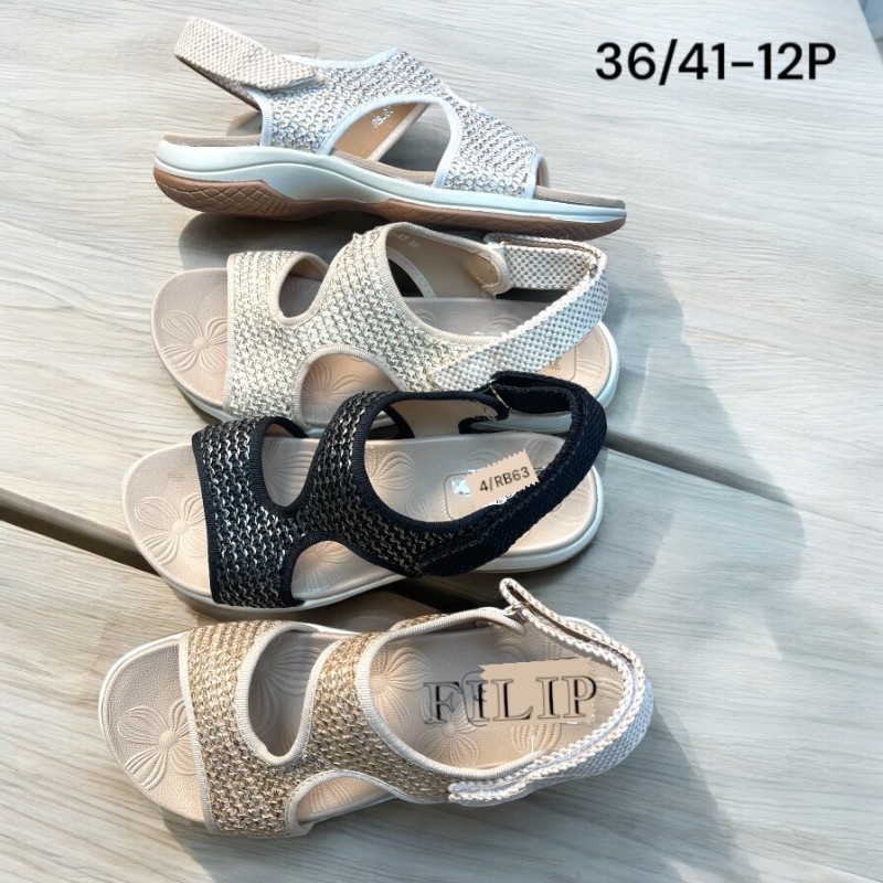Buty Sandały DAMSKIE (36-41,12par)Kolor Jak na zdzięciu