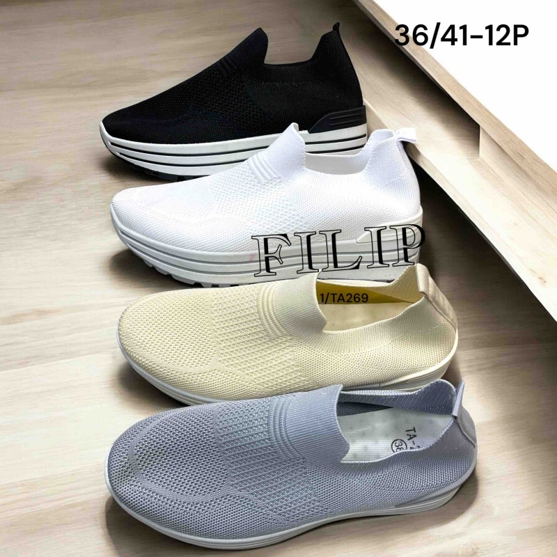 Buty Półbuty Damskie (36-41,12par) Kolor Jak na zdzięciu
