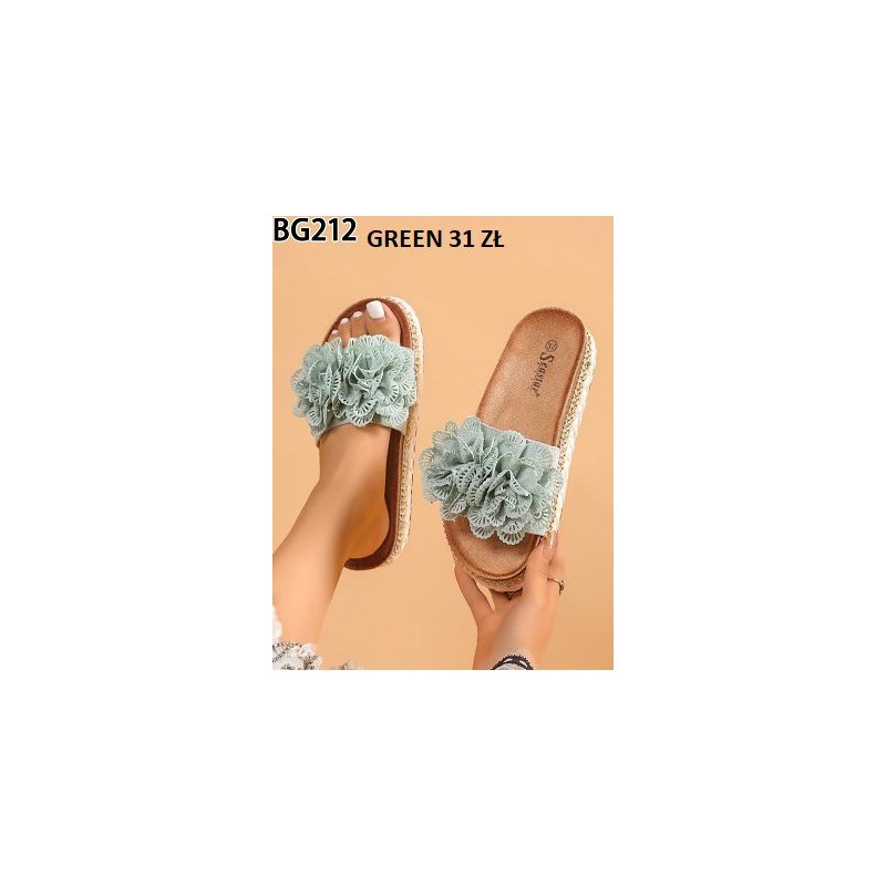 Buty Klapki DAMSKIE (36-41,12par)Kolor Jak na zdzięciu
