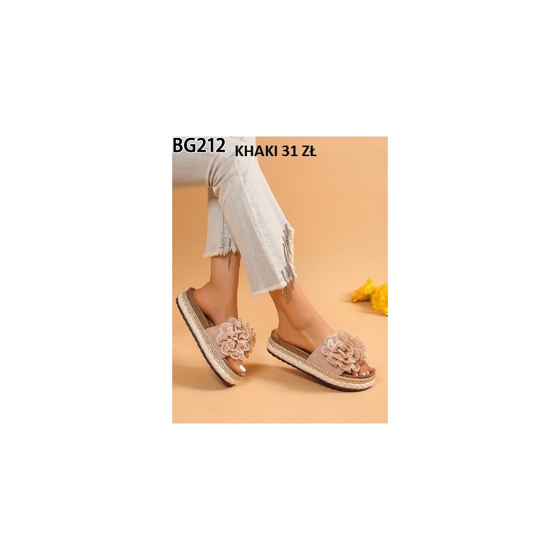 Buty Klapki DAMSKIE (36-41,12par)Kolor Jak na zdzięciu