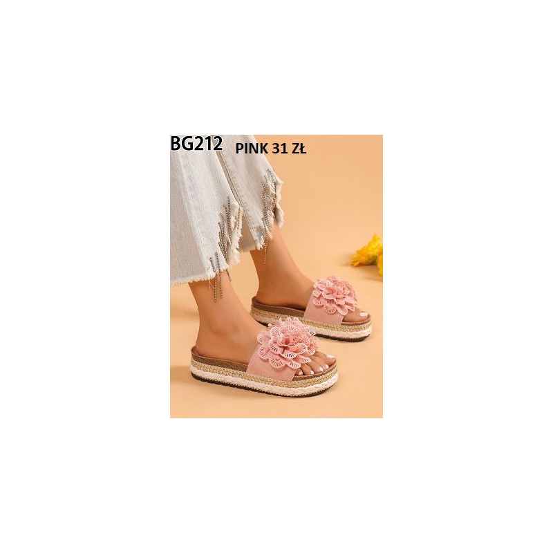 Buty Klapki DAMSKIE (36-41,12par)Kolor Jak na zdzięciu