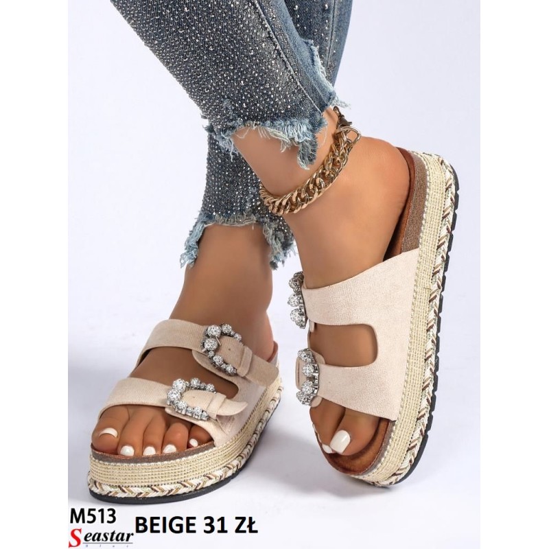 Buty Klapki DAMSKIE (36-41,12par)Kolor Jak na zdzięciu