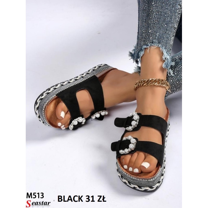 Buty  Klapki DAMSKIE (36-41,12par)Kolor Jak na zdzięciu